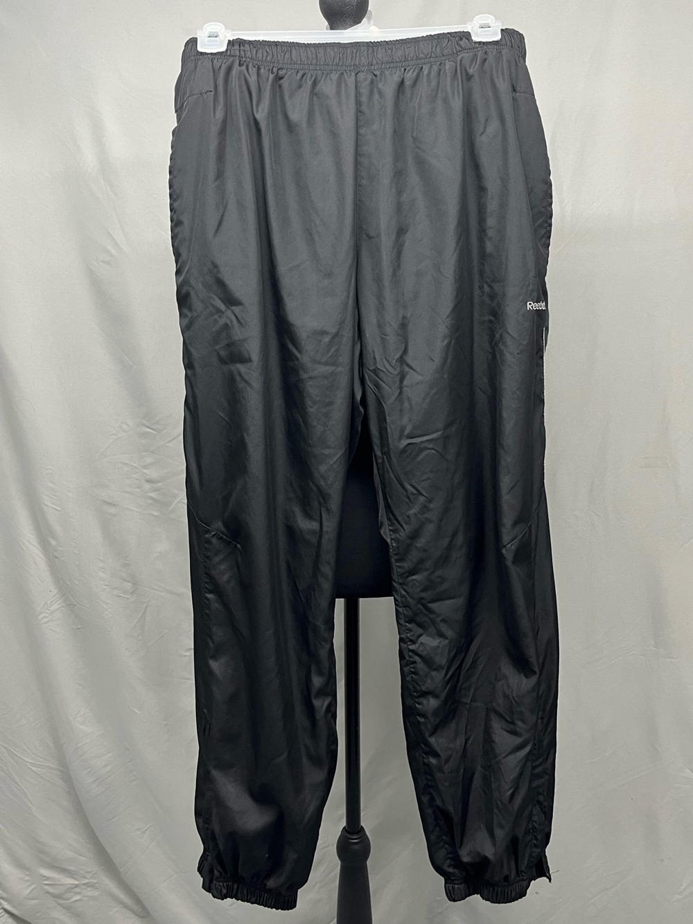 Reebok Black Men's Lightweight Jogger Workout Gym Pants